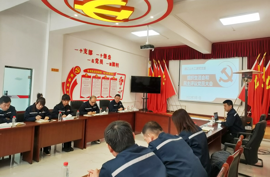 通辽公司党支部召开组织生活会开展党员民主评议 通辽公司党支部召开组织生活会开展党员民主评议
