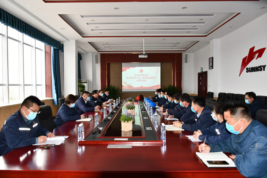 安丘公司党支部召开“喜迎党的二十大 创先争优建新功” 主题活动宣贯动员会 安丘公司党支部召开“喜迎党的二十大 创先争优建新功” 主题活动宣贯动员会